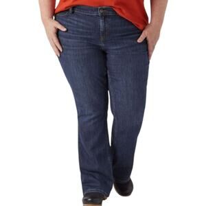 DULUTH Trading Women's Bootcut Blue‎ Jeans Plus Size 16W
